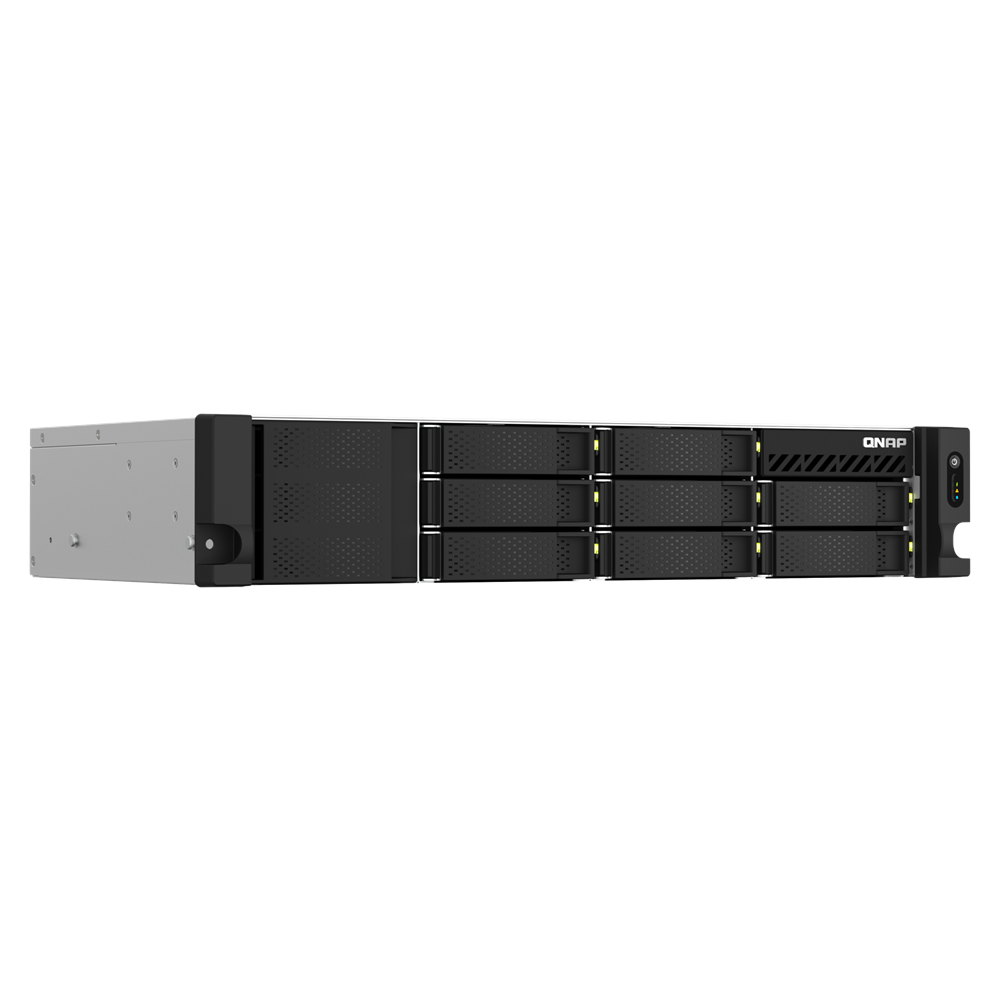 QNAP 8diskli Ryzen V1500B QC-4GB RAM-2.5GbE Nas Server TS-873AeU-RP-4G