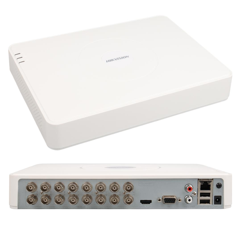 HIKVISION 16kanal 1-diskli Analaog Kayıt Cihazı DS-7116HGHI-M1(F) Mini