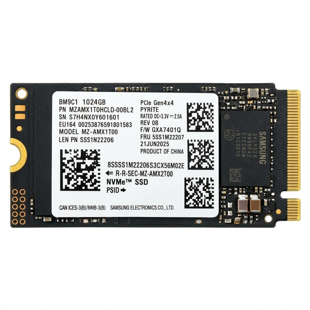SAMSUNG 1TB MZAMX1T0HCLD-00BL2 5000-4000MB/s BM9C1 M2 NVME GEN4 Disk Kutusuz