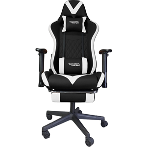 TWISTED MINDS TM8250 Comfort E-Spor Siyah/Beyaz Oyuncu Koltuğu