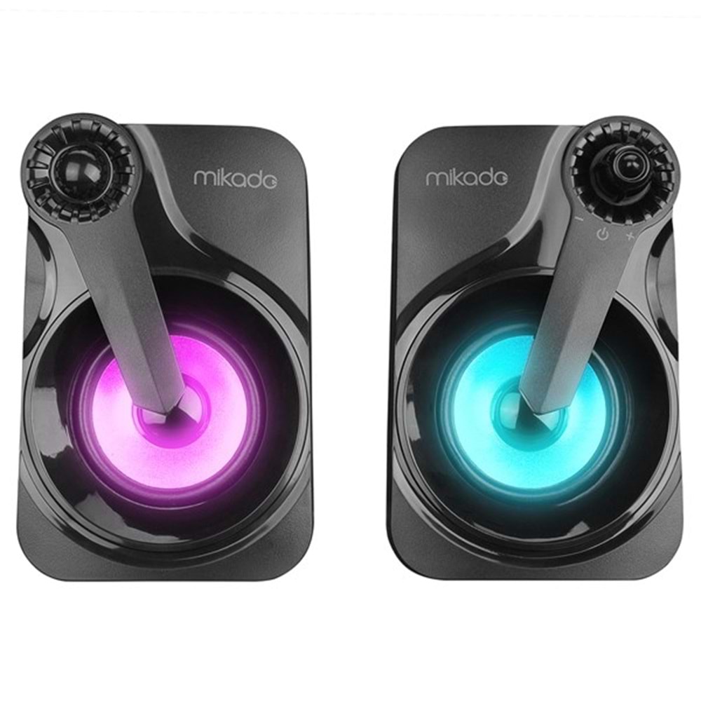 MIKADO MD-X27 1+1 3W Usb 2.0 Siyah Rgb Hoparlör