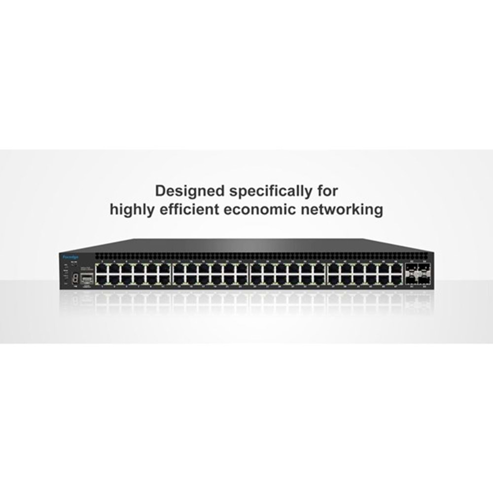 FOREDGE 48port POE PS5052GT GIGABIT 4-SFP 360W LAYER3 YÖNETİLEBİLİR SWITCH