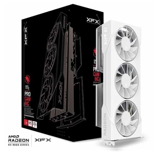 XFX 16GB RX9060XT SWIFT OC WHITE RX-96TS316W7 GDDR6 128Bit PCIE 5.0 BEYAZ