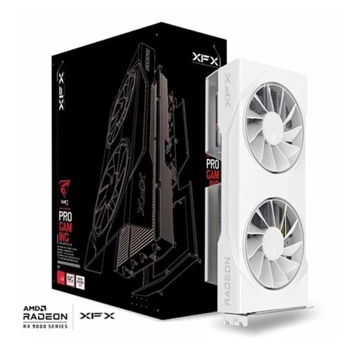 XFX 8GB RX9060XT SWIFT OC WHITE RX-96TSW8GWQ GDDR6 128Bit PCIE 5.0 BEYAZ
