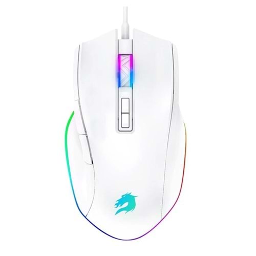 GAMEBOOSTER M16 Myth 12800dpi RGB Aydınlatmalı Beyaz Profesyonel Gaming Mouse