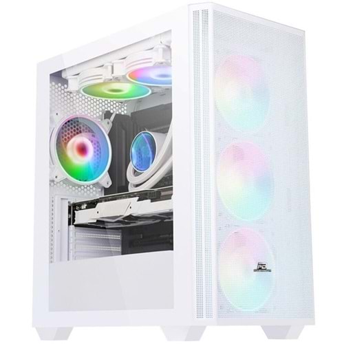 POWERBOOST PB-P2252BW ARGB GAMING MID-TOWER PC KASASI BEYAZ