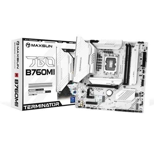MAXSUN TEMINATÖR B760M GKD5 ICE DDR5 HDMI-DP PCIE 5.0 1700P MATX