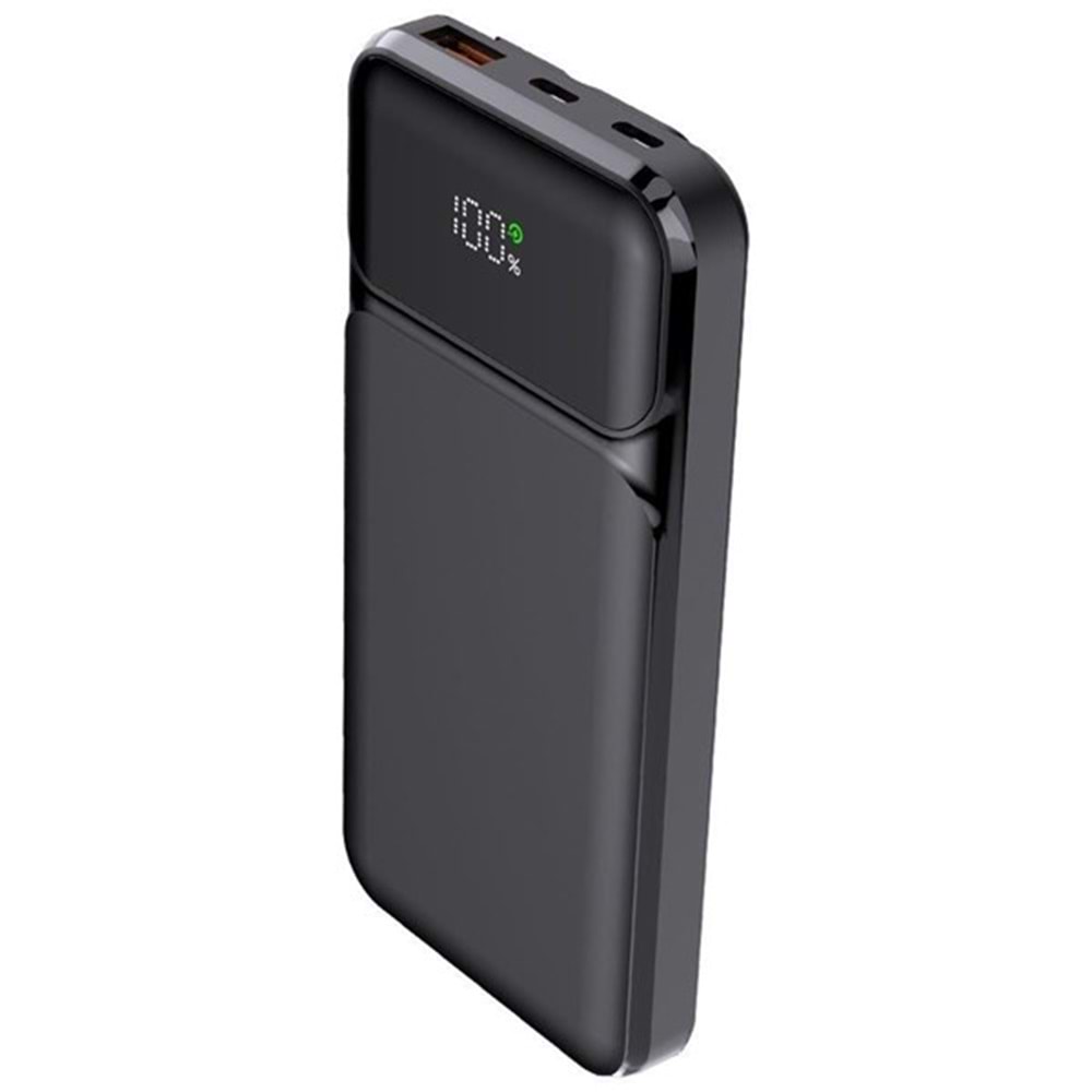 POWERBOOST NIGHT 105B 10000mAh 22.5W LCD Siyah Taşınabilir Şarj Cihazı Powerbank