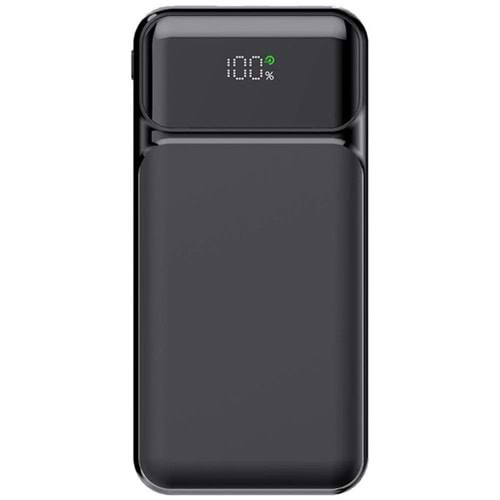 POWERBOOST NIGHT 115B 10000mAh 22.5W LCD GizliLED Siyah Taşınabilir Şarj Cihazı Powerbank