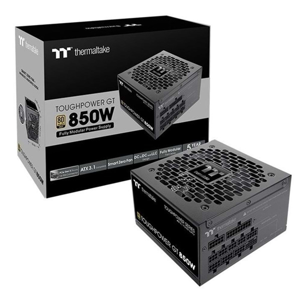 THERMALTAKE 850W 80+ GOLD TOUHGPOWER PS-TTP-0850NNFAGE-2 PCIE 5.0 TAM MODÜLER POWER SUPPLY KUTUSUZ