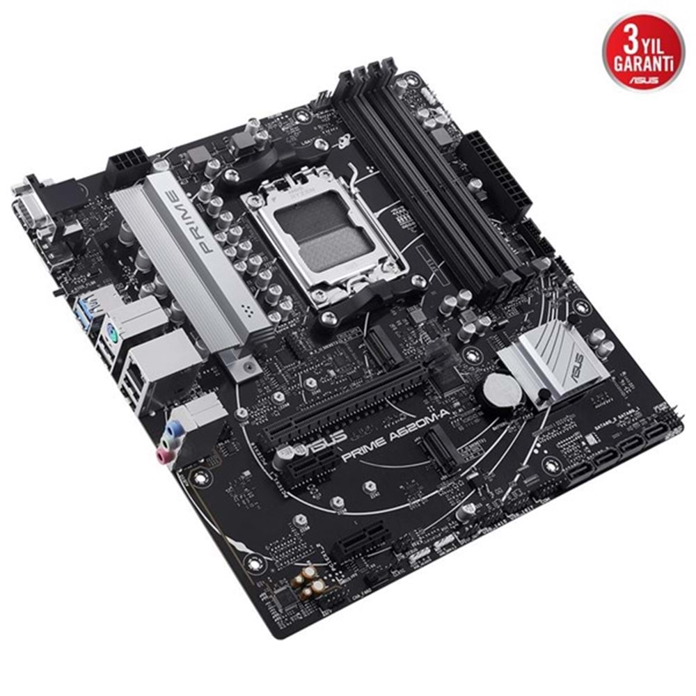 ASUS PRIME A620M-A-CSM DDR5 HDMI-DP PCIE 4.0 AM5 MATX KURUMSAL ANAKART