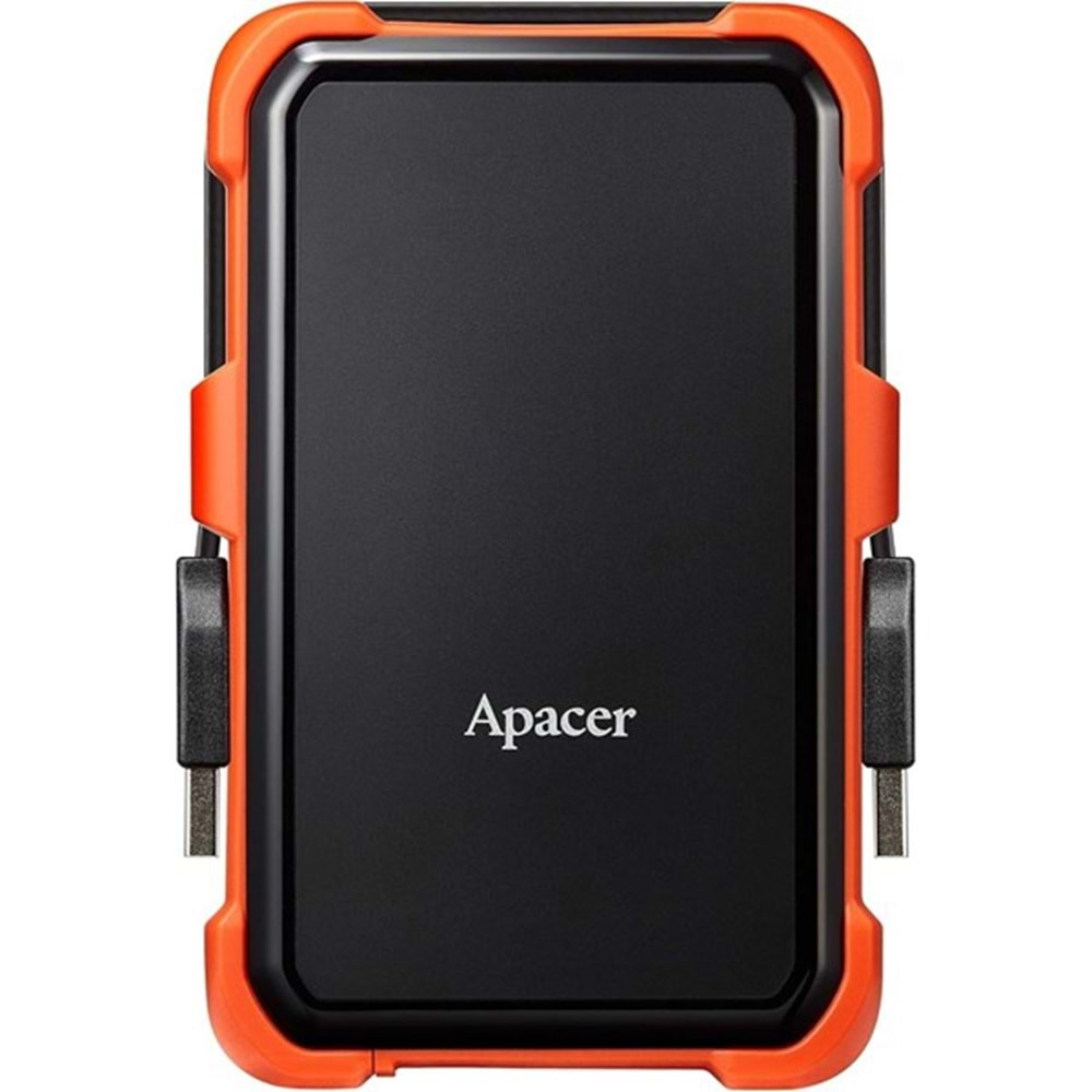 APACER 1TB AC630 AP1TBAC630T-1 USB 3.1 Askeri Sınıf Darbeye Dayanıklı Taşınabilir Disk Turuncu 