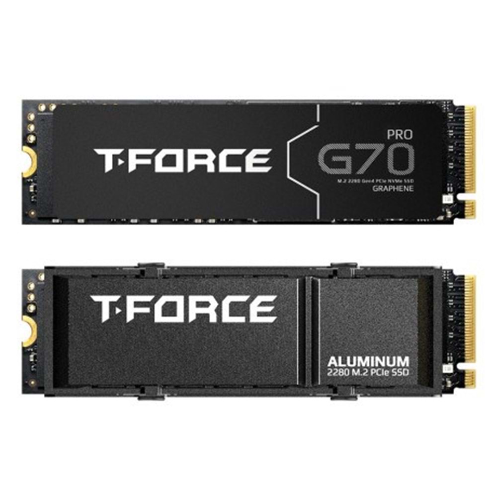 TEAM 4TB T-FORCE G70 PRO TM8FFH004T0C129 7400-6600MB/s M2 NVME GEN4 DİSK SOĞUTUCULU