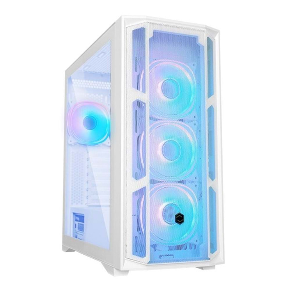 FRISBY 750W 80+ BRONZE CX-501 GAMING MID-TOWER PC KASASI BEYAZ