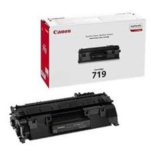 CANON CRG-719 (3479B002) Orijinal Siyah Lazer Toner Kartuşu (~2.100 Sayfa Baskı Kapasiteli)