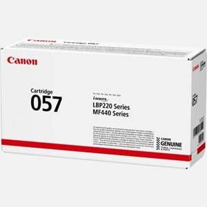 CANON 3009C002 CRG-057 Siyah Orijinal Lazer Toner 3.100 Sayfa