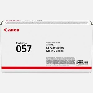 CANON 3009C002 CRG-057 Siyah Orijinal Lazer Toner 3.100 Sayfa