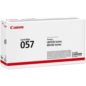 CANON 3009C002 CRG-057 Siyah Orijinal Lazer Toner 3.100 Sayfa