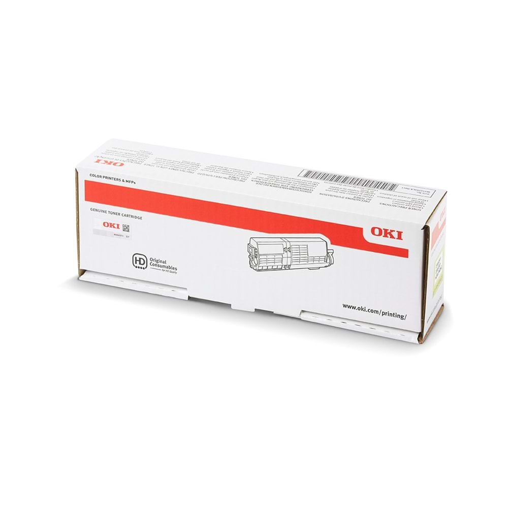 OKI 44469722 C510/C511/C531/MC561/MC562 Sarı Yüksek Kapasiteli Orijinal Toner 5.000 Sayfa