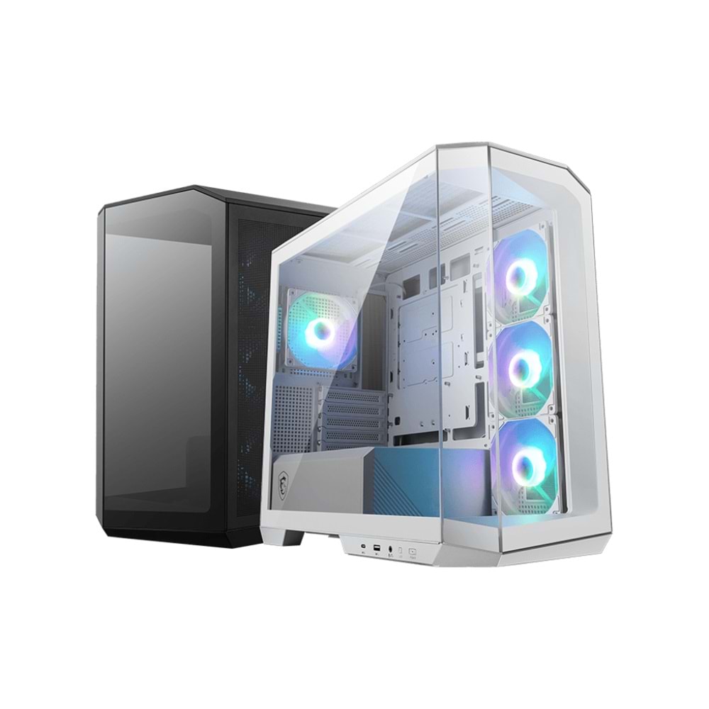MSI MAG PANO M100R PZ WHITE Gaming Mid-Tower PC Kasası Beyaz