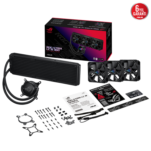 ASUS 360MM ROG STRIX LC III 360 AM5-1851p Sıvı Soğutmalı İşlemci Fanı / 90RC00T0-M0UAY0