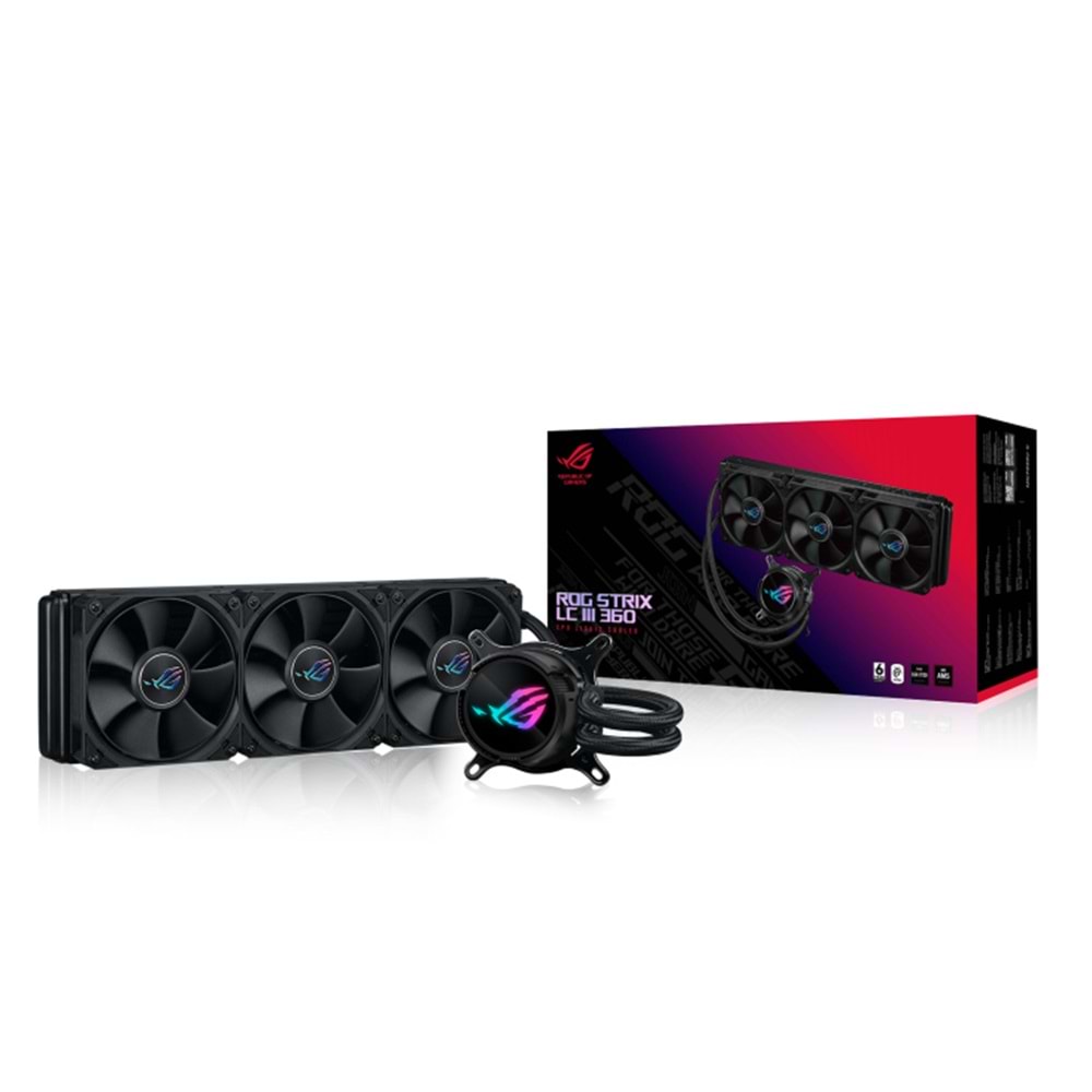 ASUS 360mm ROG STRIX LC III 360 ARGB AM5-1851p Sıvı Soğutmalı İşlemci Fanı / 90RC00T0-M0UAY0