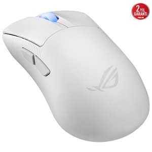ASUS ROG Keris II Ace 90MP03N0-BMUA10 42.000 DPI 54g 2.4GHz Bluetooth Kablosuz Oyuncu Mouse Moonlight White