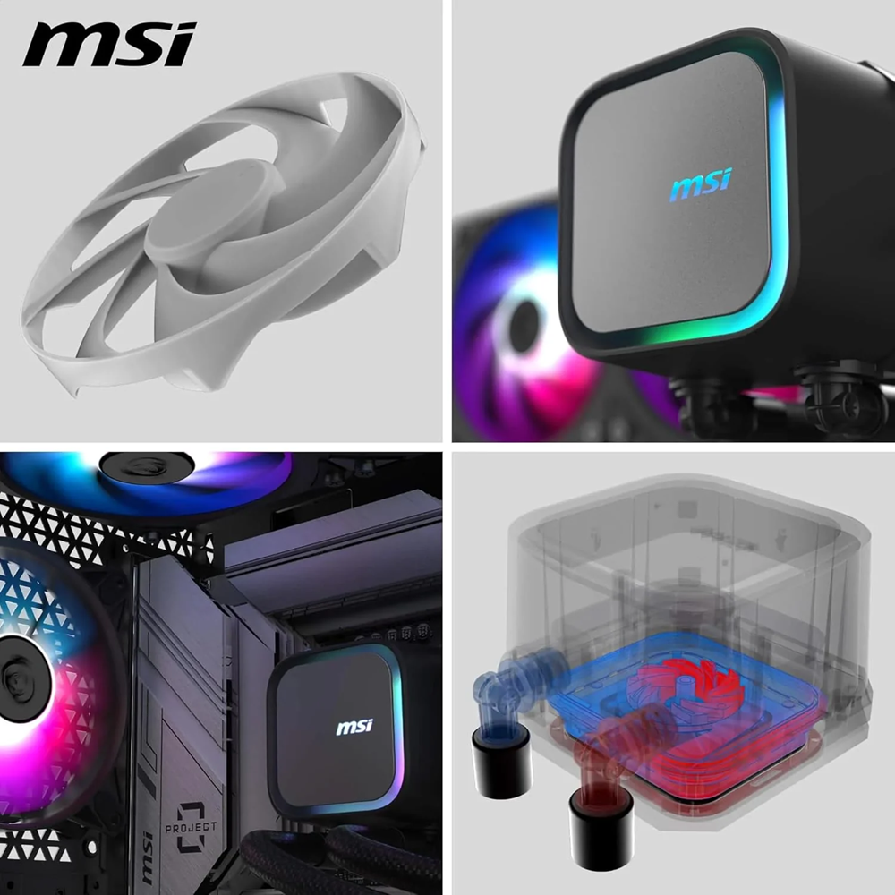 MSI 360mm MAG CORELIQUID A13 360 ARGB AM5-1851p Sıvı Soğutmalı İşlemci Fanı 