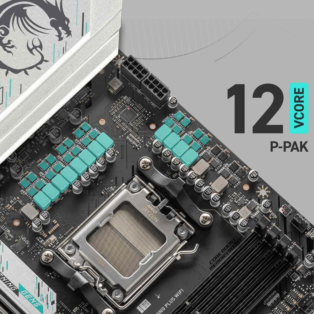 MSI B850 GAMING PLUS WIFI7 DDR5 DP TYPEC PCIE 5.0 AM5 ATX