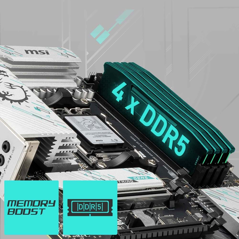 MSI B850 GAMING PLUS WIFI7 DDR5 DP TYPEC PCIE 5.0 AM5 ATX