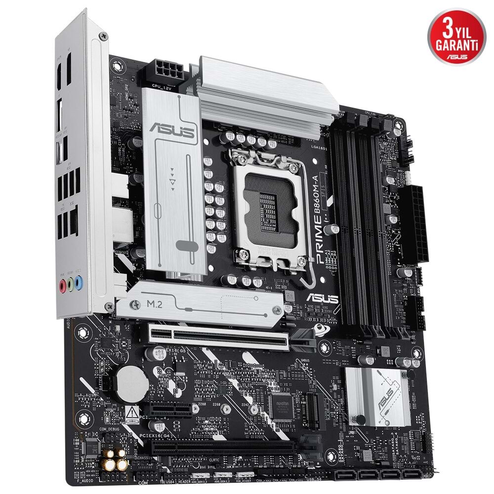 ASUS PRIME B860M-A-CSM DDR5 HDMI-DP TYPEC PCIE 5.0 1851p mATX / 90MB1K00-M0EAYC