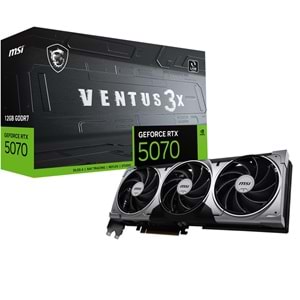 MSI 12GB RTX5070 12G VENTUS 3X GDDR7 HDMI-DP PCIE 5.0