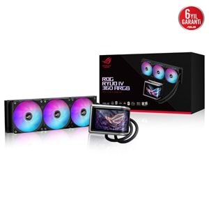 ASUS 360MM ROG RYUO IV 360 ARGB LCD AM5-1851p Sıvı Soğutmalı İşlemci Fanı / 90RC01N1-B0EAY0