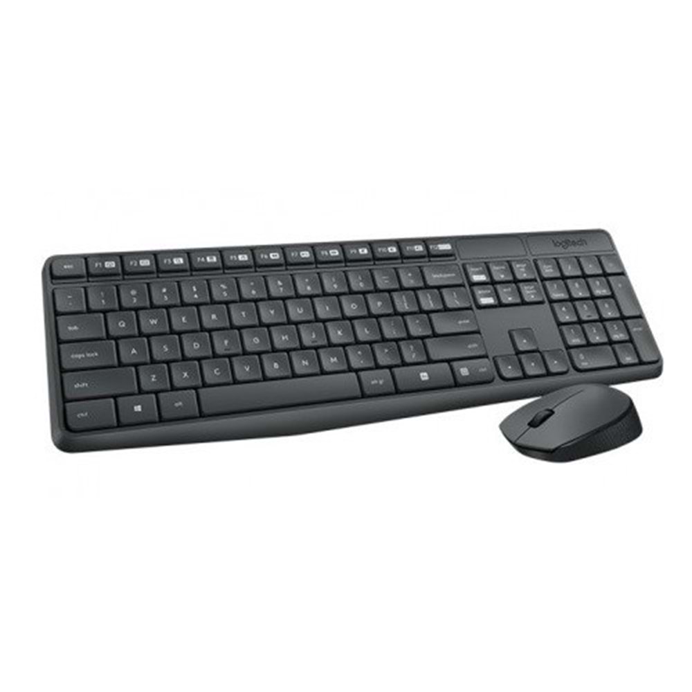 LOGITECH MK235 Kablosuz Q Trk Siyah Multimedya Klavye - Mouse Set 920-007925