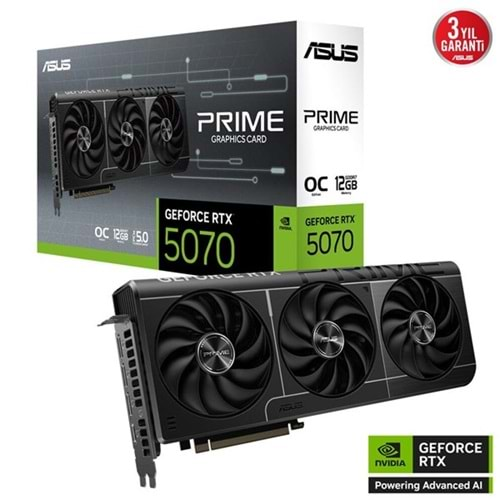 ASUS 12GB PRIME RTX5070-O12G GDDR7 192bit HDMI DP PCIe 5.0