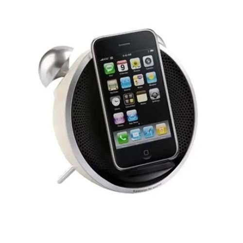 EDIFIER IF230W Tick Tock Dock 9W RMS iPod iPhone Uyumlu FM Radyolu Beyaz Bluetooth Hoparlör