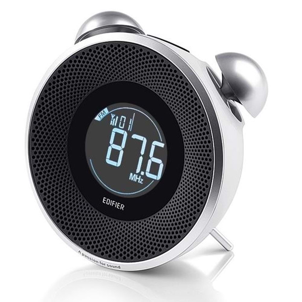 EDIFIER MF240BT TICK-TOCK 8W Rms Çalar Saatli Fm Radyo / Sd Kart Girişli Hoparlör Siyah, Bluetooth