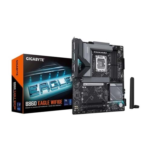 GIGABYTE B860 EAGLE WIFI6E DDR5 HDMI-DP TYPE-C PCIE 5.0 1851P ATX