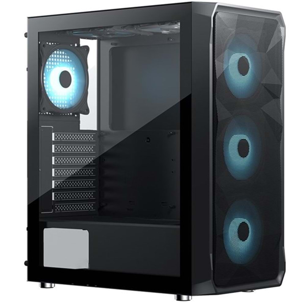 FRISBY 600W 80+ BRONZE FC-9485G GAMING MID-TOWER PC KASASI