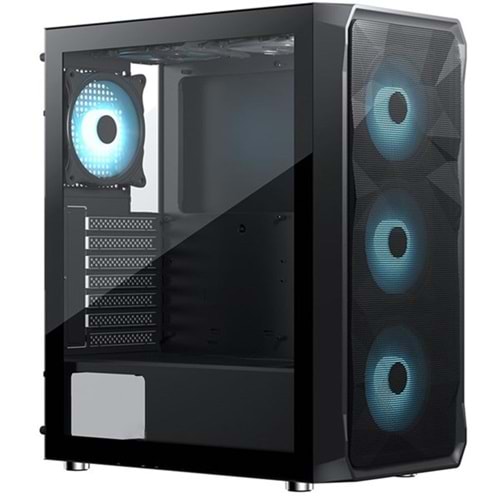 FRISBY 600W 80+ BRONZE FC-9485G GAMING MID-TOWER PC KASASI