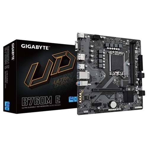 GIGABYTE B760M E DDR5 HDMI-DP PCIE 4.0 1700P mATX