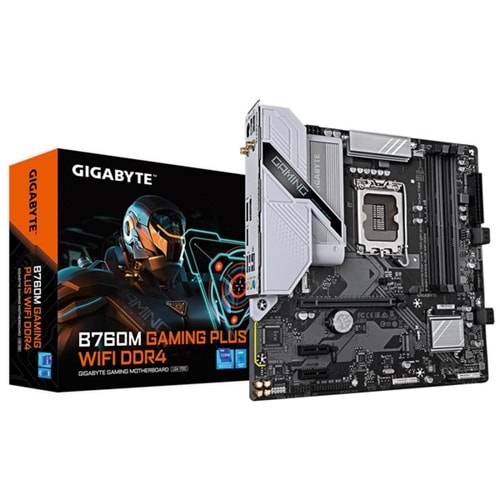 GIGABYTE B760M GAMING PLUS WIFI6 DDR4 HDMI-DP PCIE 4.0 1700P mATX