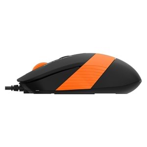 A4TECH FM10 Kablolu USB 1600dpi Siyah/Turuncu Mouse