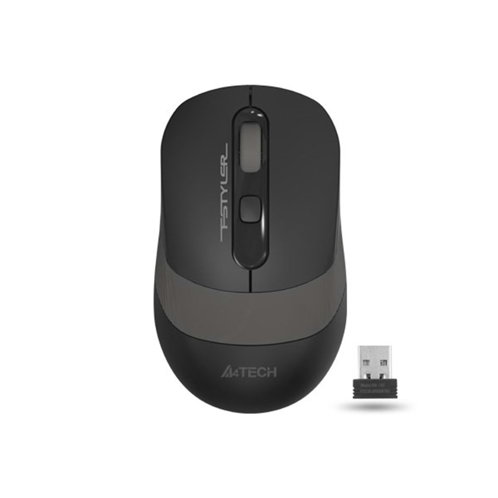 A4TECH FG10 Kablosuz 2000dpi Siyah/Gri Mouse