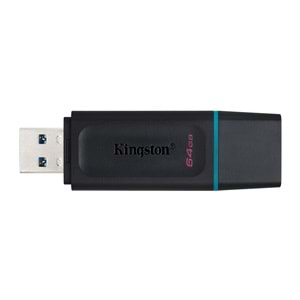 KINGSTON 64GB USB 3.2 Exodia DTX/64GB Siyah Taşınabilir Bellek