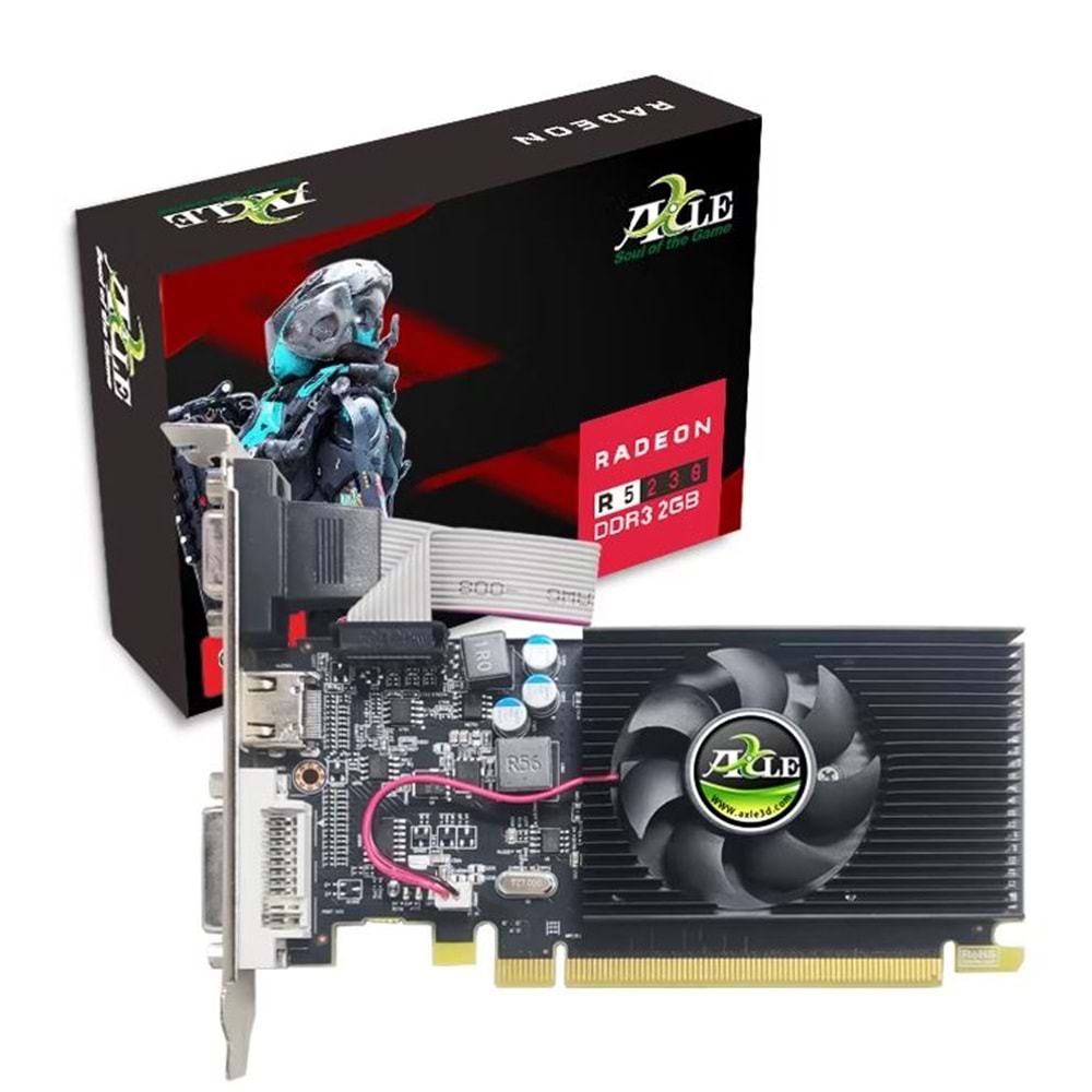 AXLE 2GB R5230 AX-R5 230/2GD3P4CDIL DDR3 64bit HDMI-DVI PCIE 2.0