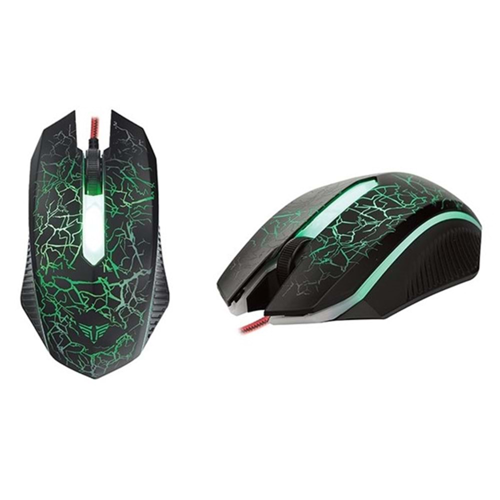 EVEREST KMX-99 Kablolu USB Q Trk Siyah Gaming Klavye - Mouse Set