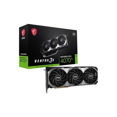 	MSI RTX4070 12GB VENTUS 3X E1 12G OC GDDR6X 256bit HDMI 4X DP PCIe 4.0