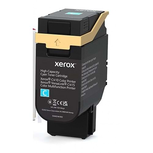 Xerox 006R04765 Versalink C410/C415 Ekstra Yüksek Kap. Cyan Toner