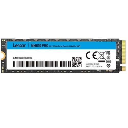 LEXAR 1TB LNM610 PRO LNM610P001T-RNNNG 3300/2600MB/S M2 NVME SSD
